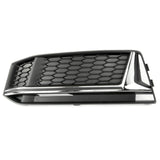 Audi S4 B9 2015-2019 Front Bumper Grille Silver Chrome Left Passenger Side A4