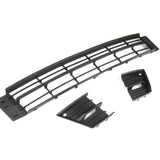Front Lower Bumper Grilles Centre and Left Right Sides For Skoda Fabia mk3