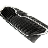 Front Bumper Grille Complete with Chrome Surround for Skoda Fabia mk3 2018 - 2021