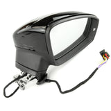 Black Complete Full Door Wing Mirror Right Drivers Side for VW Tiguan mk2