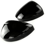 For VW Tiguan mk2 Gloss Black Door Wing Mirror Covers Caps Pair Left and Right