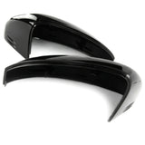 For VW Tiguan mk2 Gloss Black Door Wing Mirror Covers Caps Pair Left and Right