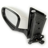 White Full Door Wing Mirror Left Passenger Side for VW Touran 2010-15