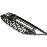 Chrome Black Front Bumper Grille Complete for Vauxhall Astra K