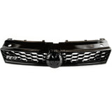 All Gloss Black VW Polo 6r 6c 2014> TDI Honeycomb GTI Style Front Grille