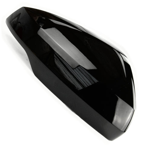 Black Painted Door Wing Mirror Cover Cap Right Drivers Side for VW Polo mk6 2018 - 24