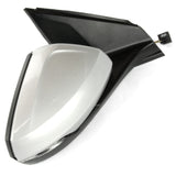 Silver Complete Door Wing Mirror Right Drivers Side to Fit VW Polo mk6 2018 - 2024