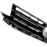 VW Caddy mk4 Van 2016 - 2020 All Gloss Black Front Bumper Grilles and Fog Covers Full Kit