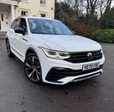 For VW Tiguan mk2 Gloss Black Door Wing Mirror Covers Caps Pair Left and Right