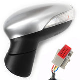 Ford Fiesta mk7 2013-2017 Left Passenger Side Full Complete Wing Mirror Moondust Silver