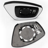 Peugeot 208 2008 Door Wing Mirror Replacement Glass Right Drivers Side