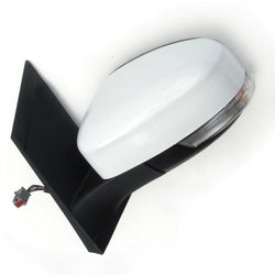 Ford Focus mk2 Complete Full Wing Mirror Left Passenger Side Frozen White