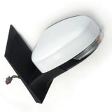 Ford Focus mk2 Complete Full Wing Mirror Left Passenger Side Frozen White