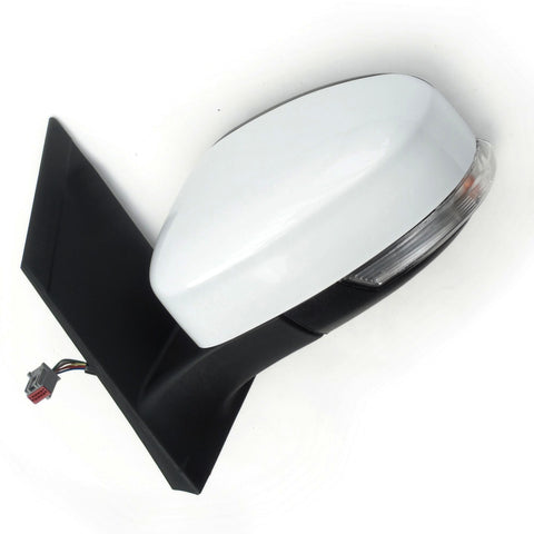 Ford Focus mk2 Complete Full Wing Mirror Left Passenger Side Frozen White