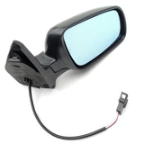 VW Golf mk4 Right Drivers Side Full Door Wing Mirror Unit Black Plastic Cover