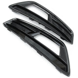 Ford Focus mk3.5 ST Gloss Black Front Fog Light Covers Bumper Grilles