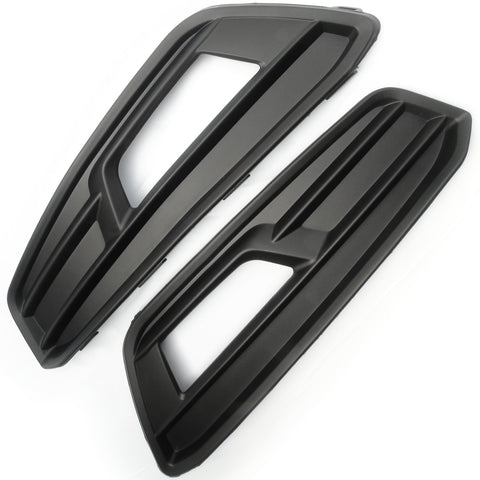 Ford Focus ST mk3.5 2015 Front Bumper Fog Light Grilles Pair Left Right