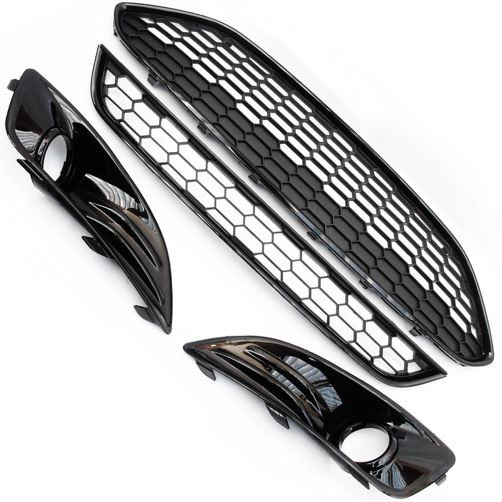 Ford fiesta honeycomb grill set top