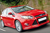 Ford Focus mk3 2012-2014 Honeycomb Mesh Front Grilles Gloss Black