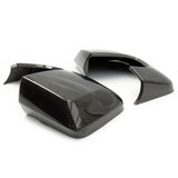 Ford Custom Transit Van Carbon Fibre Eff Side Door Wing Mirror Covers Caps