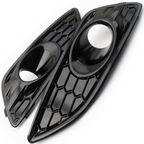 Ford Fiesta Zetec S Gloss Black Honeycomb Fog Light Grilles