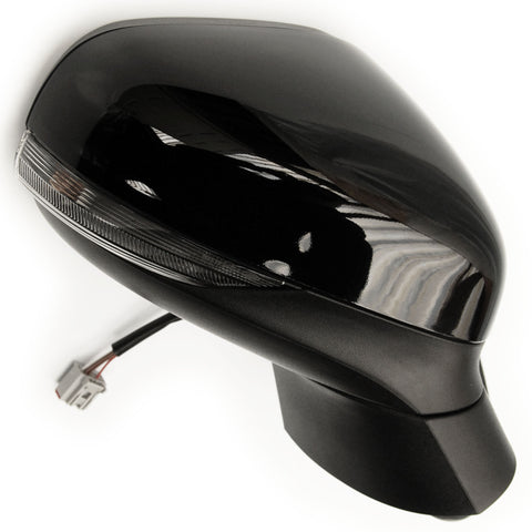 Shadow Black Ford Fiesta mk8 Complete Full Door Wing Mirror Right Side