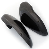 VW Golf mk6 Black Carbon Fibre Effect Door Wing Mirror Covers Caps