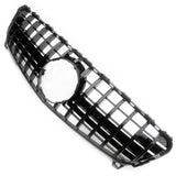 Black GT Style Front Bumper Grille Mercedes A-Class Facelift 2015-2017