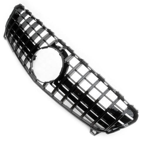 Black GT Style Front Bumper Grille Mercedes A-Class Facelift 2015-2017