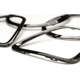 Gloss Black Front & Rear Light Surrounds Covers for Mini R55 R56 R57 R58 R59 LCI