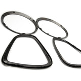 Gloss Black Front & Rear Light Surrounds Covers for Mini R55 R56 R57 R58 R59 LCI