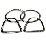 Gloss Black Front & Rear Light Surrounds Covers for Mini R55 R56 R57 R58 R59 LCI