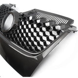 VW Golf mk5 Carbon Fibre Effect Black GTI Honeycomb Front Grille