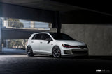 VW Golf mk7 Black Carbon Fibre Effect Door Wing Mirror Covers Caps