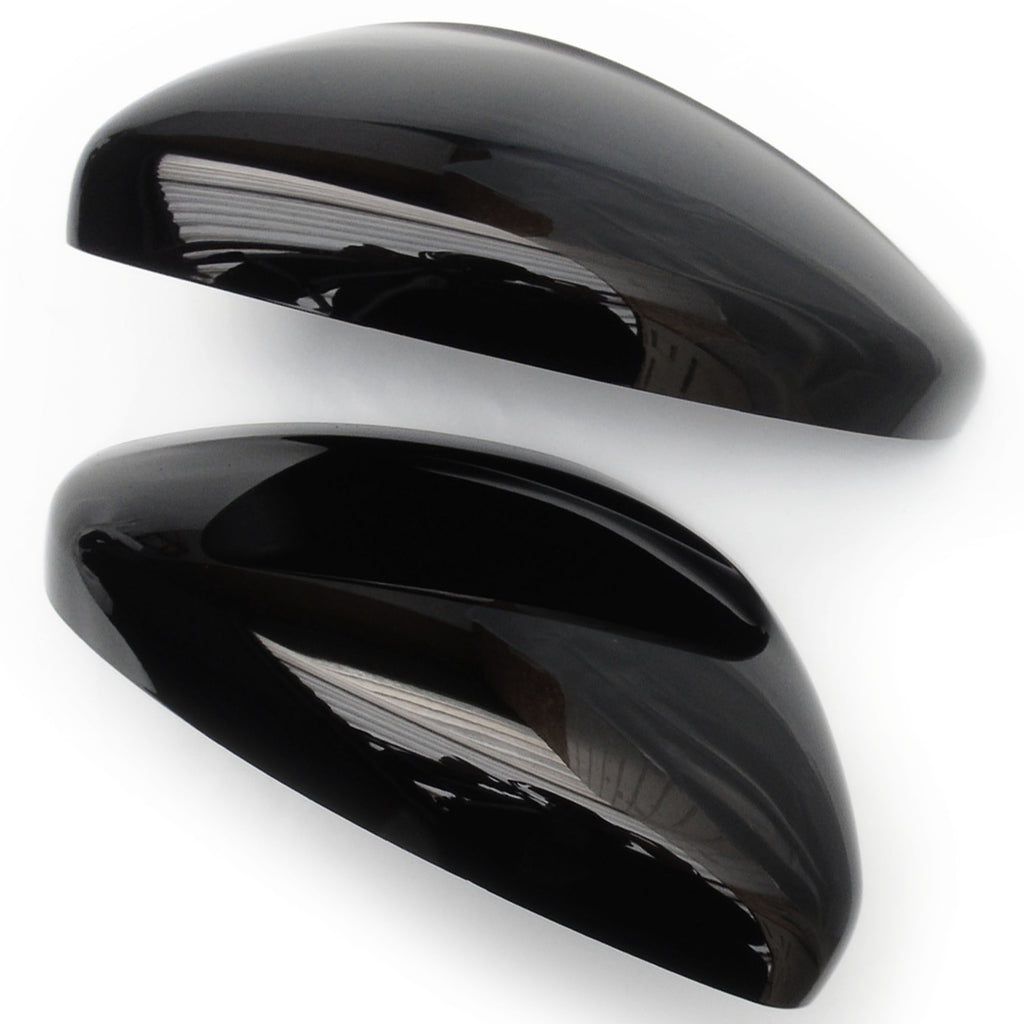 NEW FOR PEUGEOT 208 2012 - 2019 WING MIRROR COVER CAP BLACK RIGHT O/S