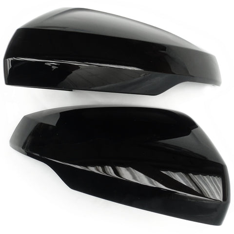 VW Polo mk6 2018 Gloss Black Door Wing Mirror Covers Caps Pair 2018 - 2025