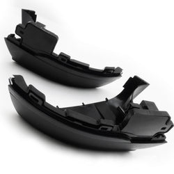 VW Polo 2009 - 2017 Black Smoked Door Wing Mirror Indicators