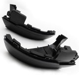 VW Polo 2009 - 2017 Black Smoked Door Wing Mirror Indicators