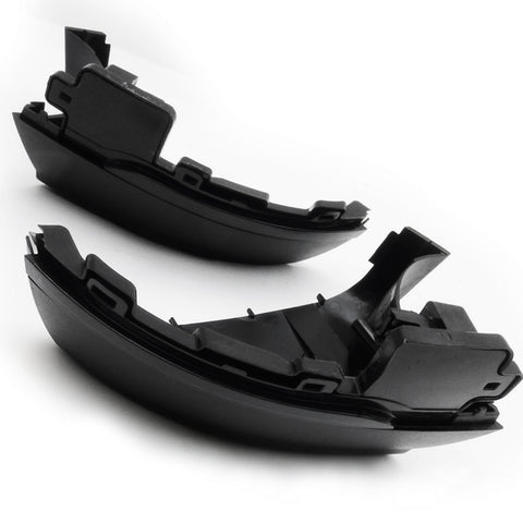 VW Polo 2009 - 2017 Black Smoked Door Wing Mirror Indicators