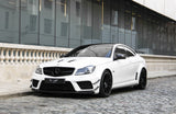Pair of Gloss Black Door Wing Mirror Covers Caps Casings for Mercedes A C E Class