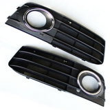 Audi A4 09-12 B8 model - Front Bumper Fog Light Surrounds Grille Left & Right