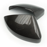 Audi A3 8v Carbon Fibre Effect Black Door Wing Mirror Covers Caps