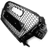 RSQ3 Style Honeycomb Mesh Front Grille & Fog Covers to fit Audi Q3 2011-2015