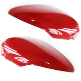Ford Fiesta mk7 Colorado Red Door Wing Mirror Covers Caps Pair