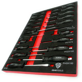 Zehn Tools Heavy Duty Screwdriver Philips Slotted Torx in Foam Tray