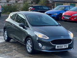 Ford Fiesta mk8 2017> Front Bumper Mesh Grille Black & Chrome