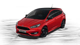 Ford Focus mk3 ST Line Style All Black Honeycomb Mesh Front Bumper Grille