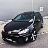VW Golf mk6 Metallic Black Door Wing Mirror Cover Cap Casing Left Passenger Side