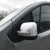 Vauxhall Vivaro 2014-19 Satin Chrome Silver Wing Mirror Covers Caps