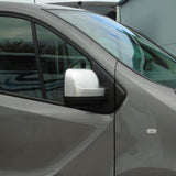 Renault Trafic 2014-19 Satin Chrome Silver Wing Mirror Covers Caps